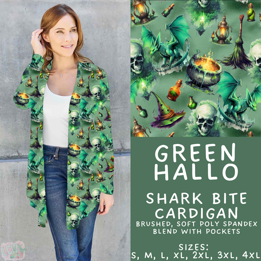 Batch #566 - Halloween 5 - Closes 8/7 - ETA early October - Green Hallo Cardigan