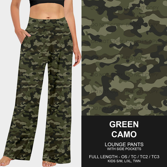 B215 - Preorder Green Camo Lounge Pants (Closes 3/02. ETA mid May)