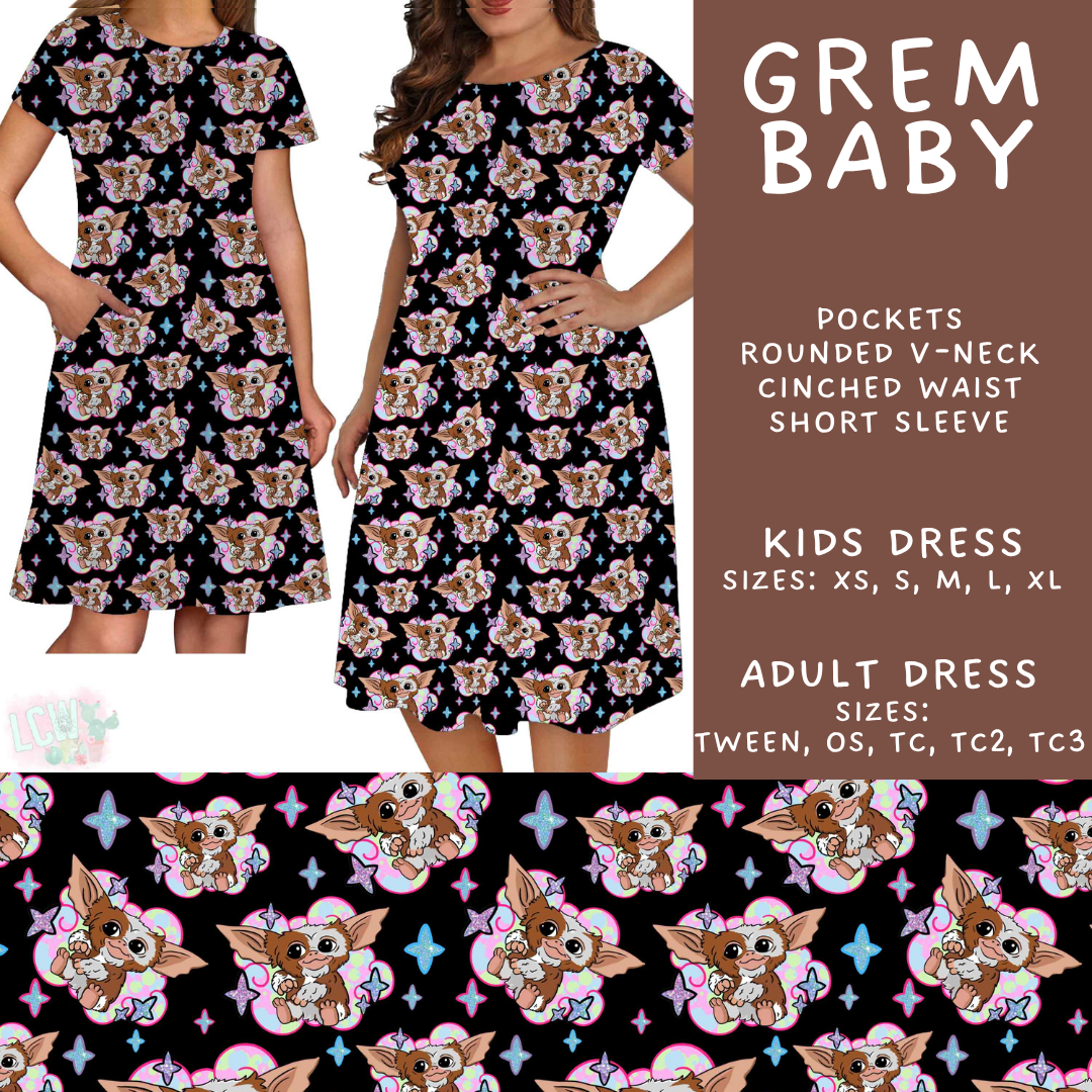 Batch #589 - August Request Run - Closes 9/23 - ETA mid/late Nov - Grem Baby Adult & Kids Dresses