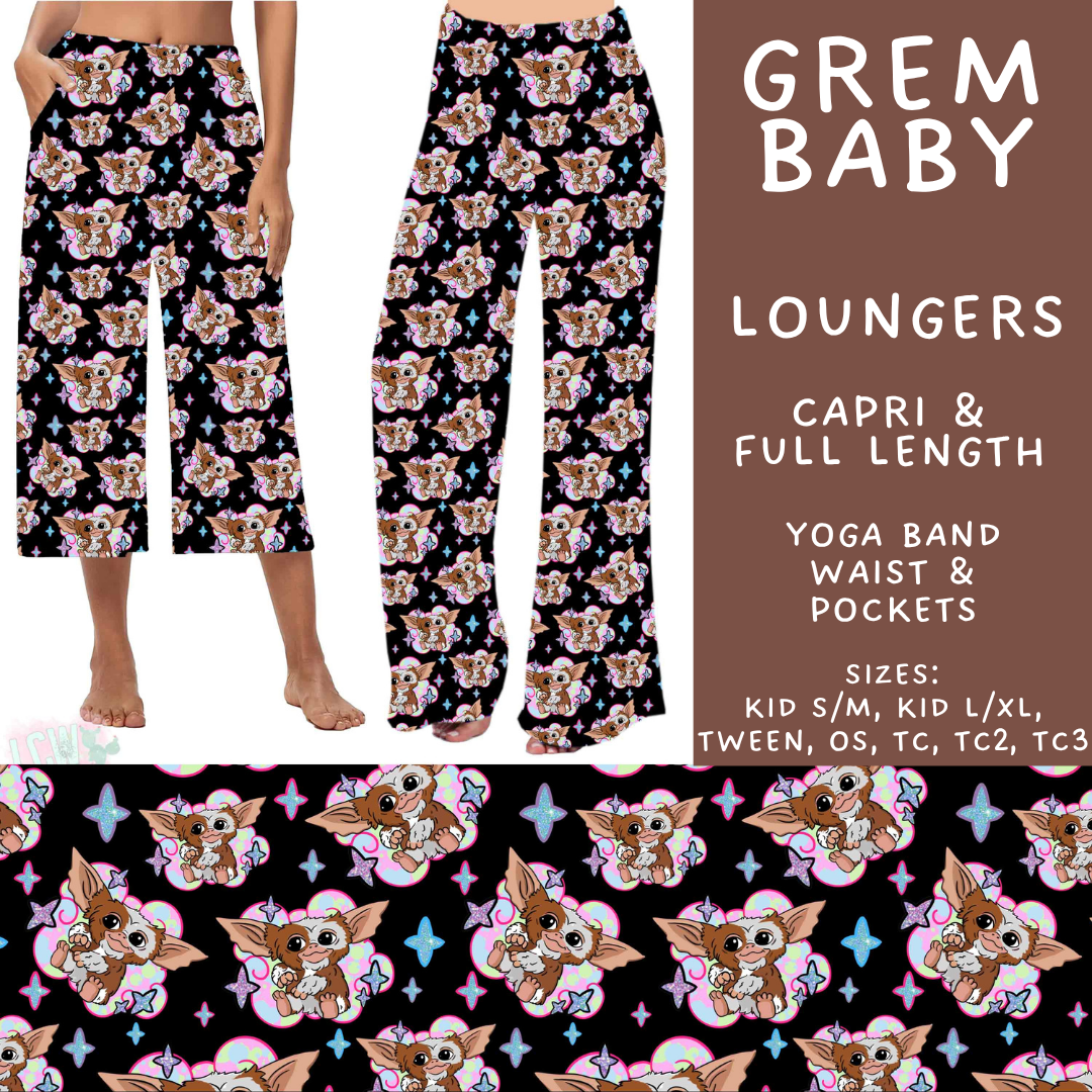Batch #589 - August Request Run - Closes 9/23 - ETA mid/late Nov - Grem Baby Capri and Full Length Loungers