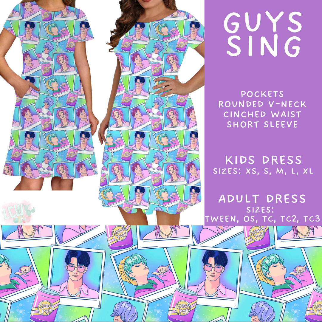 Batch #544 - Cool Characters 16 - Closes 6/17 - ETA mid August - Guys Sing Adult & Kids Dresses