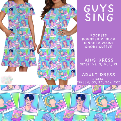 Batch #544 - Cool Characters 16 - Closes 6/17 - ETA mid August - Guys Sing Adult & Kids Dresses