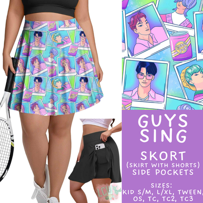Batch #544 - Cool Characters 16 - Closes 6/17 - ETA mid August - Guys Sing Skort
