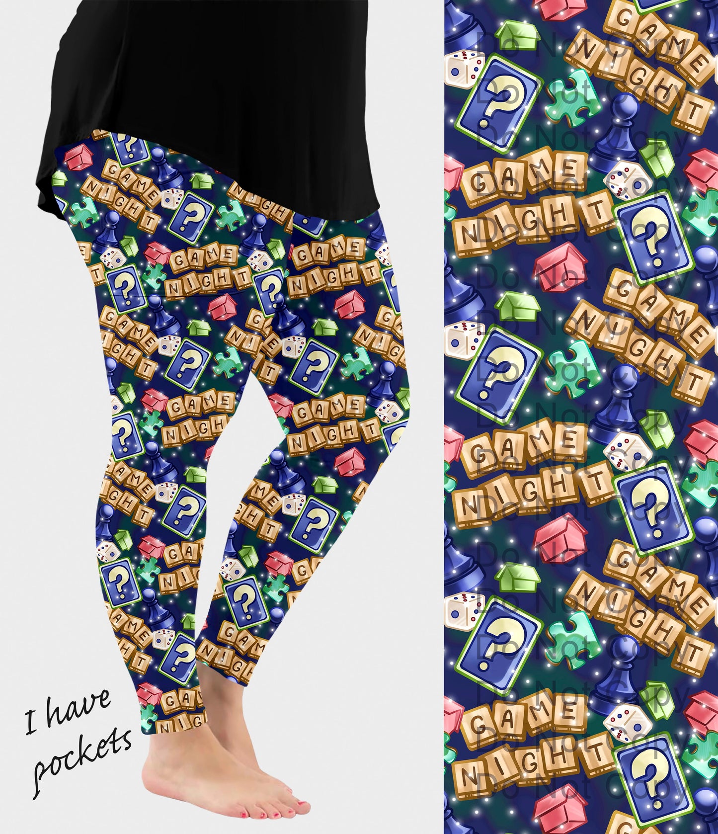 RTS - Game Night Leggings w/ Pockets