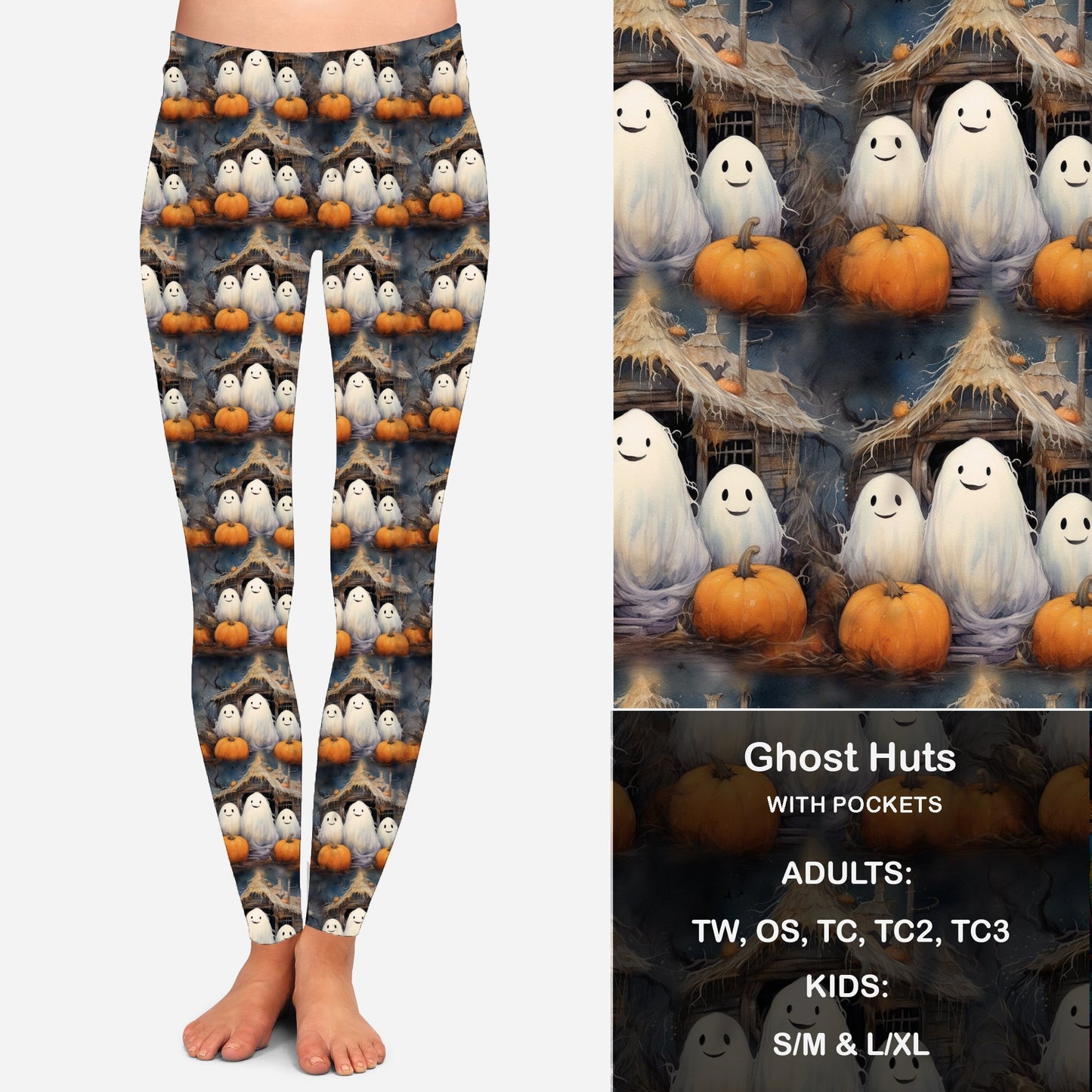 Ghost Huts Leggings with Pockets Preorder