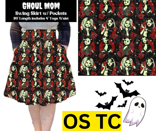 Ghoul Mom Swing Skirt