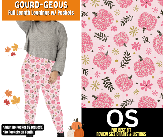 Gourd-Geous Full Length Leggings w/ Pockets