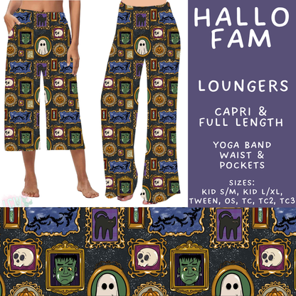 Batch #566 - Halloween 5 - Closes 8/7 - ETA early October - Hallo Fam Capri and Full Length Loungers