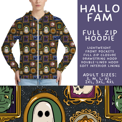 Batch #566 - Halloween 5 - Closes 8/7 - ETA early October - Hallo Fam Full Zip Hoodie