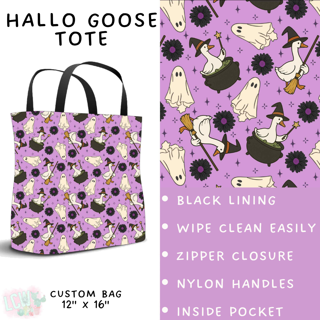 Batch #560 - Halloween 4 - Closes 7/26 - ETA late Sept - Hallo Goose Tote