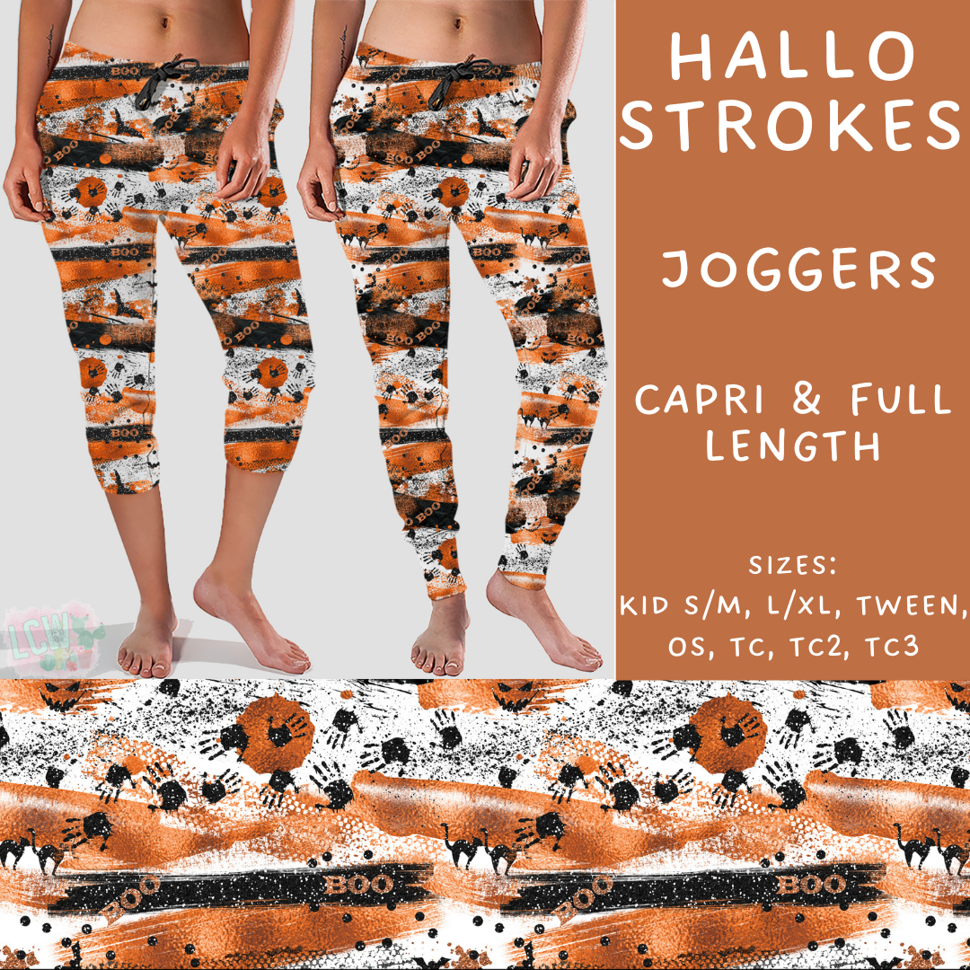 Batch #294 - Brush Strokes - Closes 2/26 - ETA mid/late April - Hallo Strokes Full and Capri Length Joggers