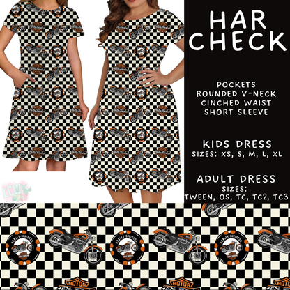 Batch #607 - Fun Run 28 - Closes 11/2 - ETA early Jan - Har Check Adult & Kids Dresses