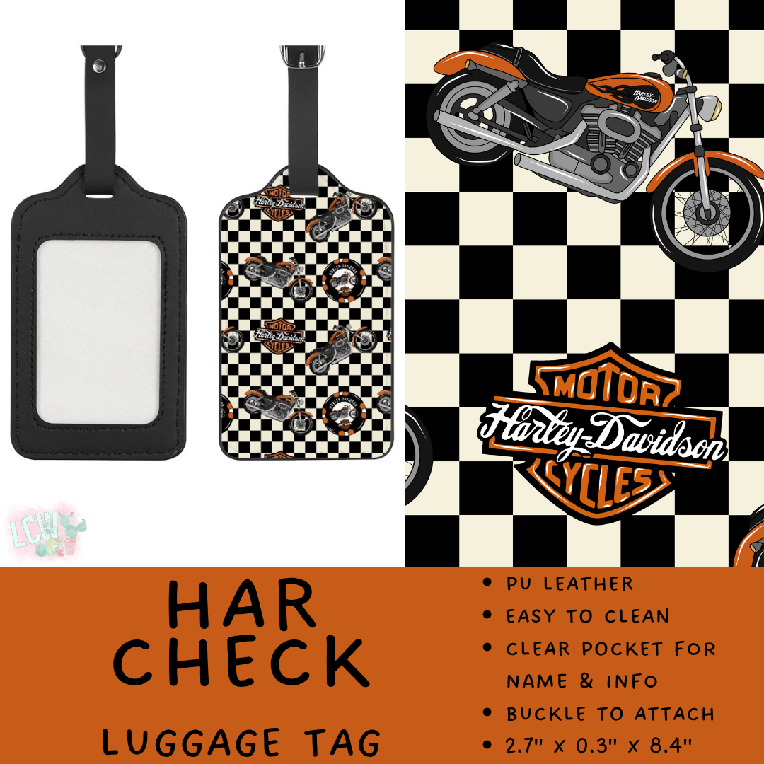 Batch #609 - Travel Collection 2 - Closes 11/6 - ETA early Jan - Har Check Luggage Tag