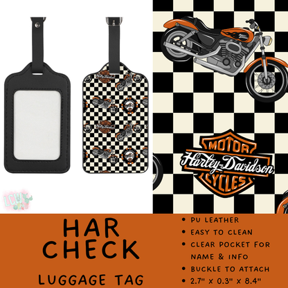Batch #609 - Travel Collection 2 - Closes 11/6 - ETA early Jan - Har Check Luggage Tag