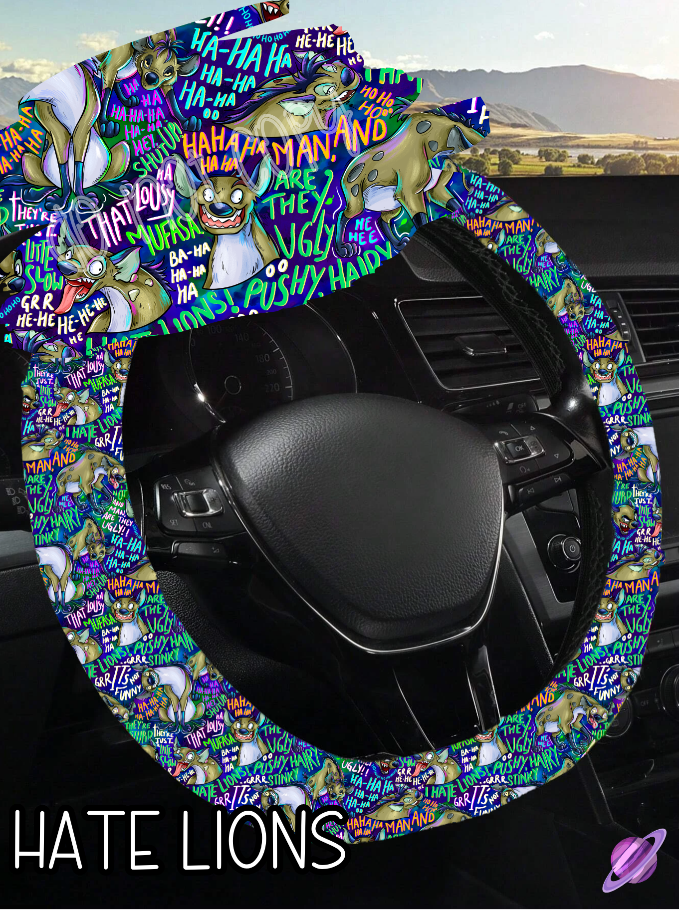 Hate Lions - Steering Wheel Cover Roud 7 - Preorder Closes 3/1