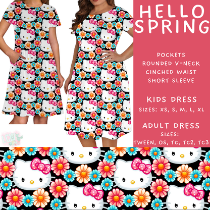 Batch #479 - Cool Characters 11 - Closes 1/21 - ETA mid/late March - Hello Spring Adult & Kids Dresses