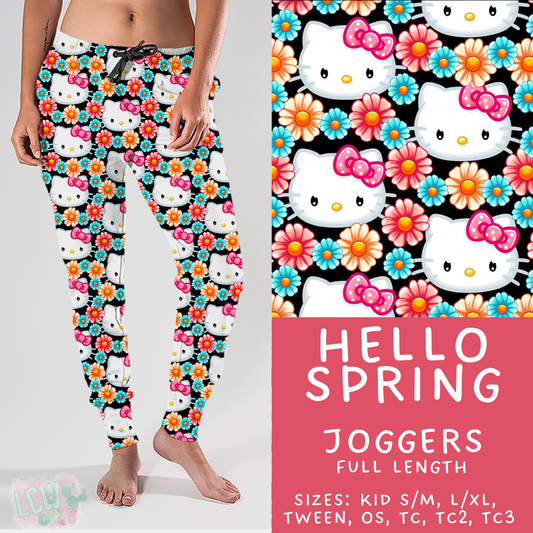 Batch #479 - Cool Characters 11 - Closes 1/21 - ETA mid/late March - Hello Spring Joggers
