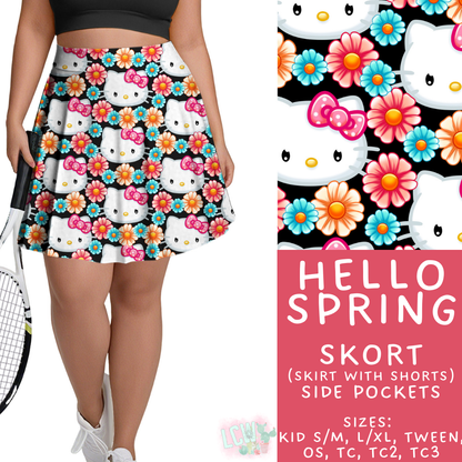 Batch #479 - Cool Characters 11 - Closes 1/21 - ETA mid/late March - Hello Spring Skort