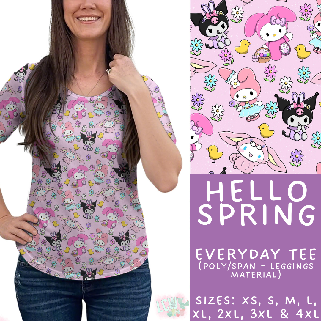 Batch #477 - Magical Character Easter - Closes 1/12 ETA - Early March - Hello Spring Everyday Tee