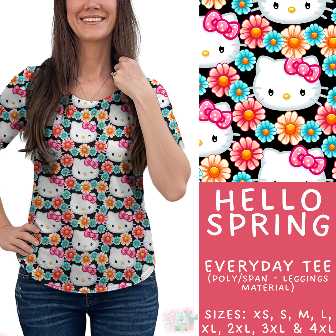 Batch #479 - Cool Characters 11 - Closes 1/21 - ETA mid/late March - Hello Spring Everyday Tee