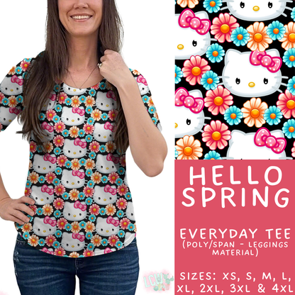 Batch #479 - Cool Characters 11 - Closes 1/21 - ETA mid/late March - Hello Spring Everyday Tee