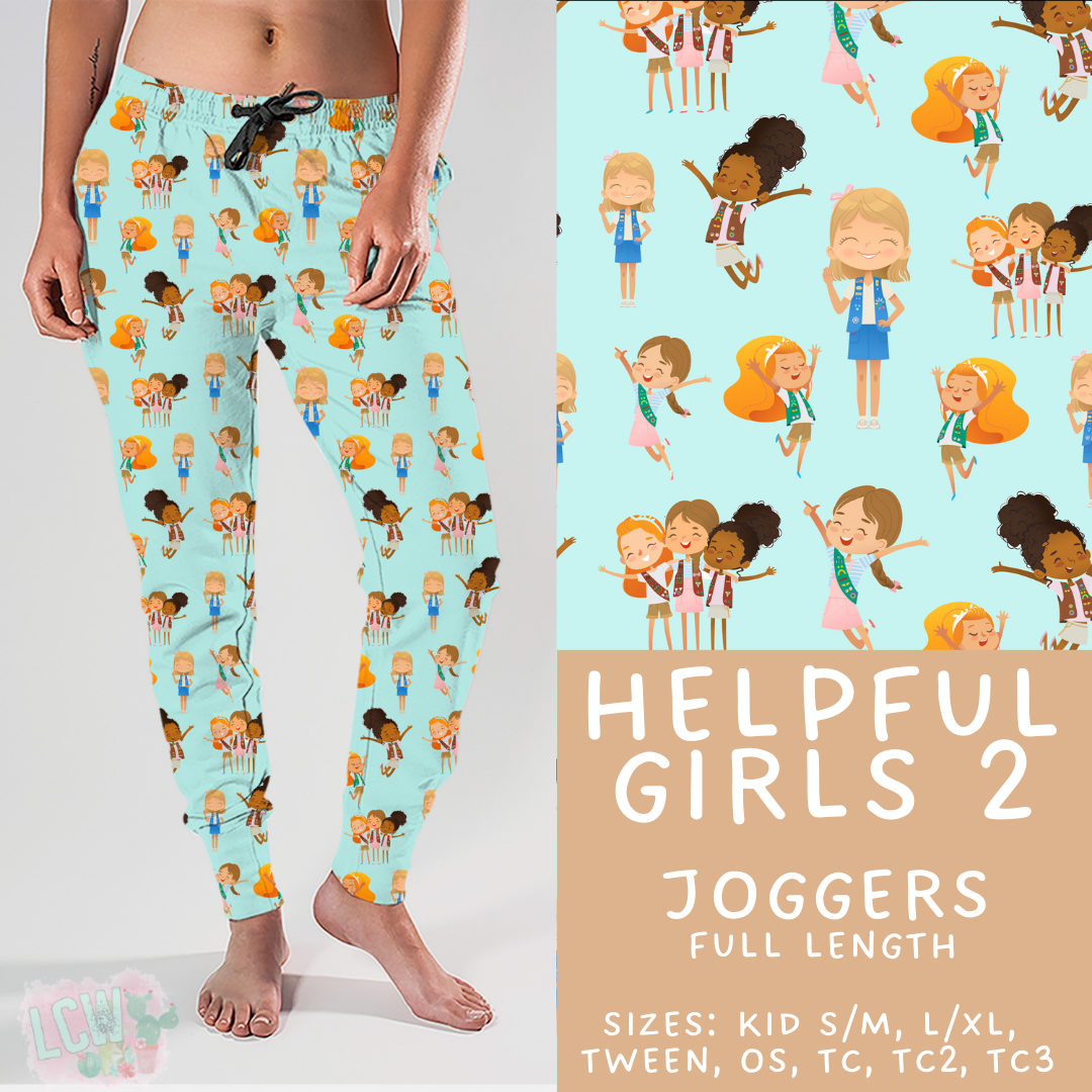 Batch #610 - Cookie Dealer 3 - Closes 11/9 - ETA early Jan - Helpful Girls 2 Joggers