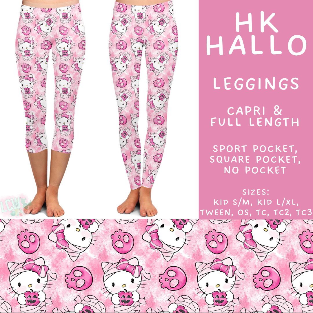 Batch #567 - Magical Character Halloween - Closes 8/10 - ETA early Oct - HK Hallo Full and Capri Length Leggings