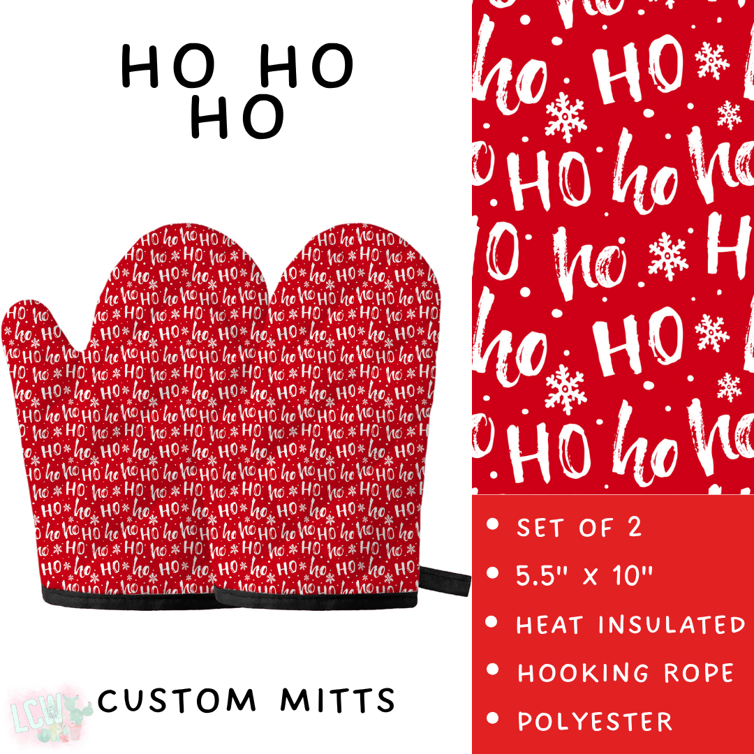 Batch #591 - Baking Spirits Bright 3 - Closes 9/28 - ETA mid/late Nov - Ho Ho Ho Oven Mitts