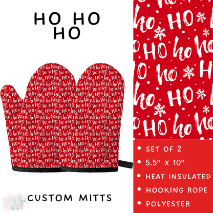 Batch #591 - Baking Spirits Bright 3 - Closes 9/28 - ETA mid/late Nov - Ho Ho Ho Oven Mitts