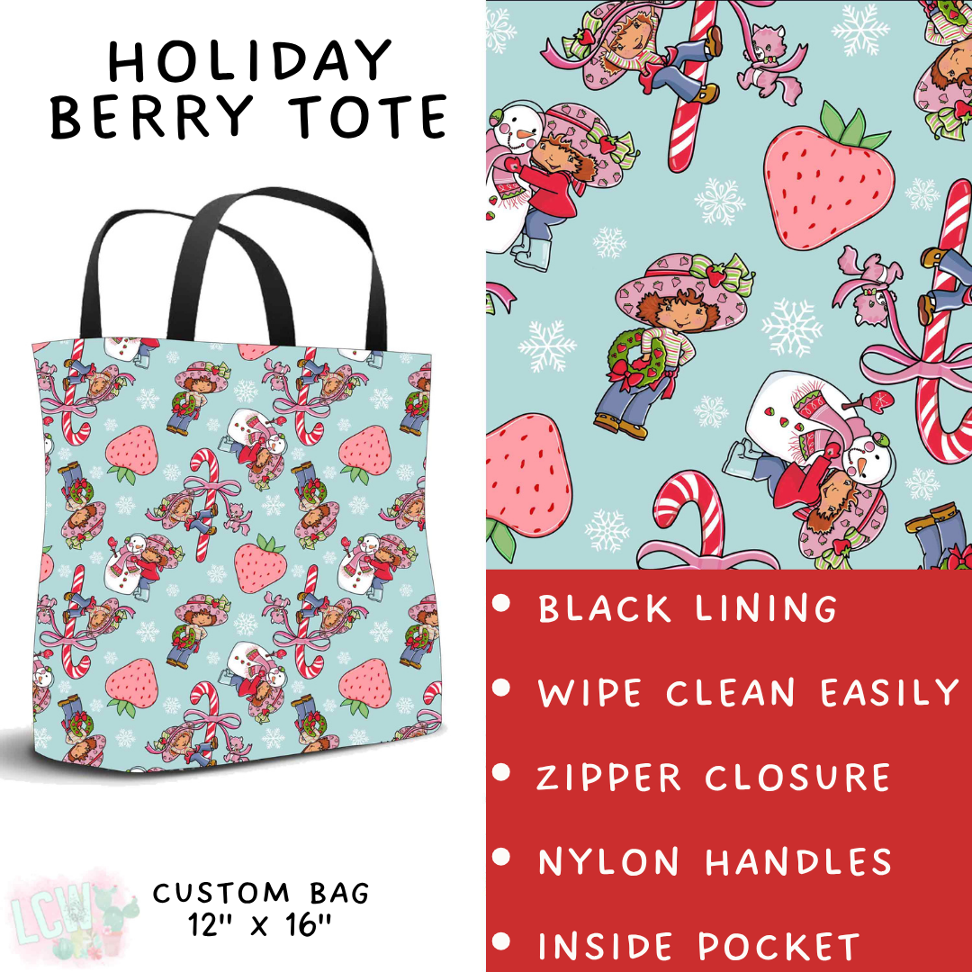 Batch #558 - Magical Character Christmas - Closes 7/20 - ETA mid/late Sept - Holiday Berry Tote