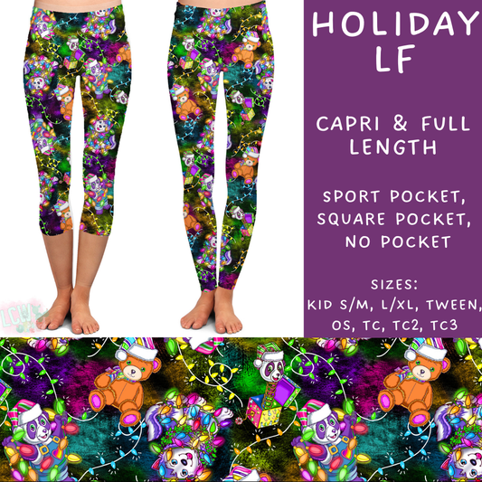 Batch #219 - Christmas Characters - Closes 10/21 - ETA late Nov - Holiday LF Full and Capri Length Leggings