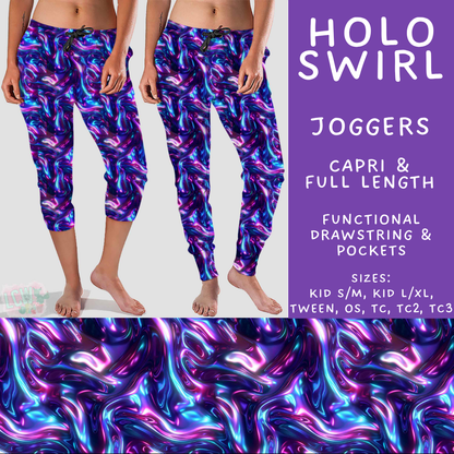 Batch #562 - Fun Run 25 - Closes 7/29 - ETA late Sept - Holo Swirl Full and Capri Length Joggers