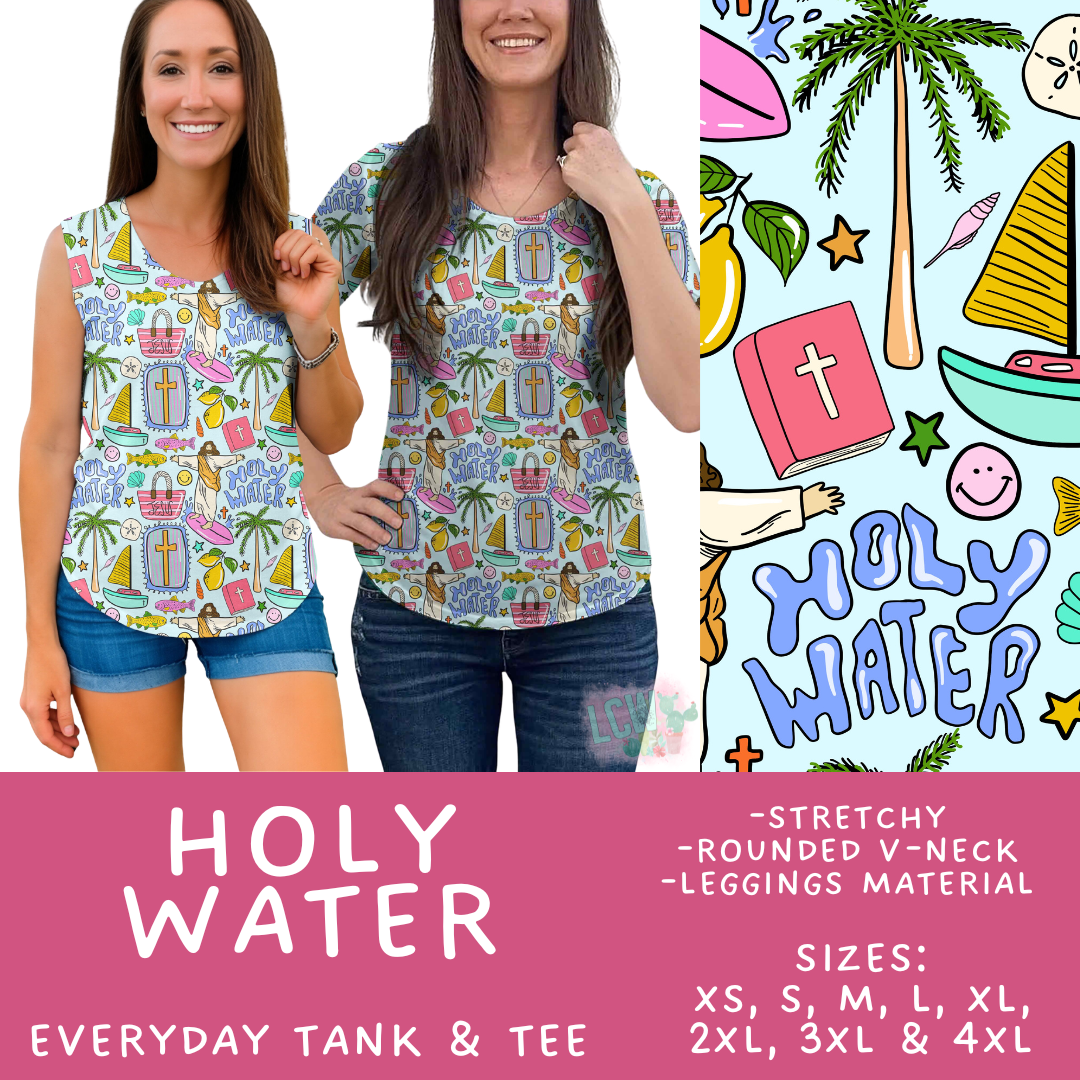 Batch #550 - Fun Run 24 - Closes 7/1 - ETA early Sept - Holy Water Everyday Tank & Tee