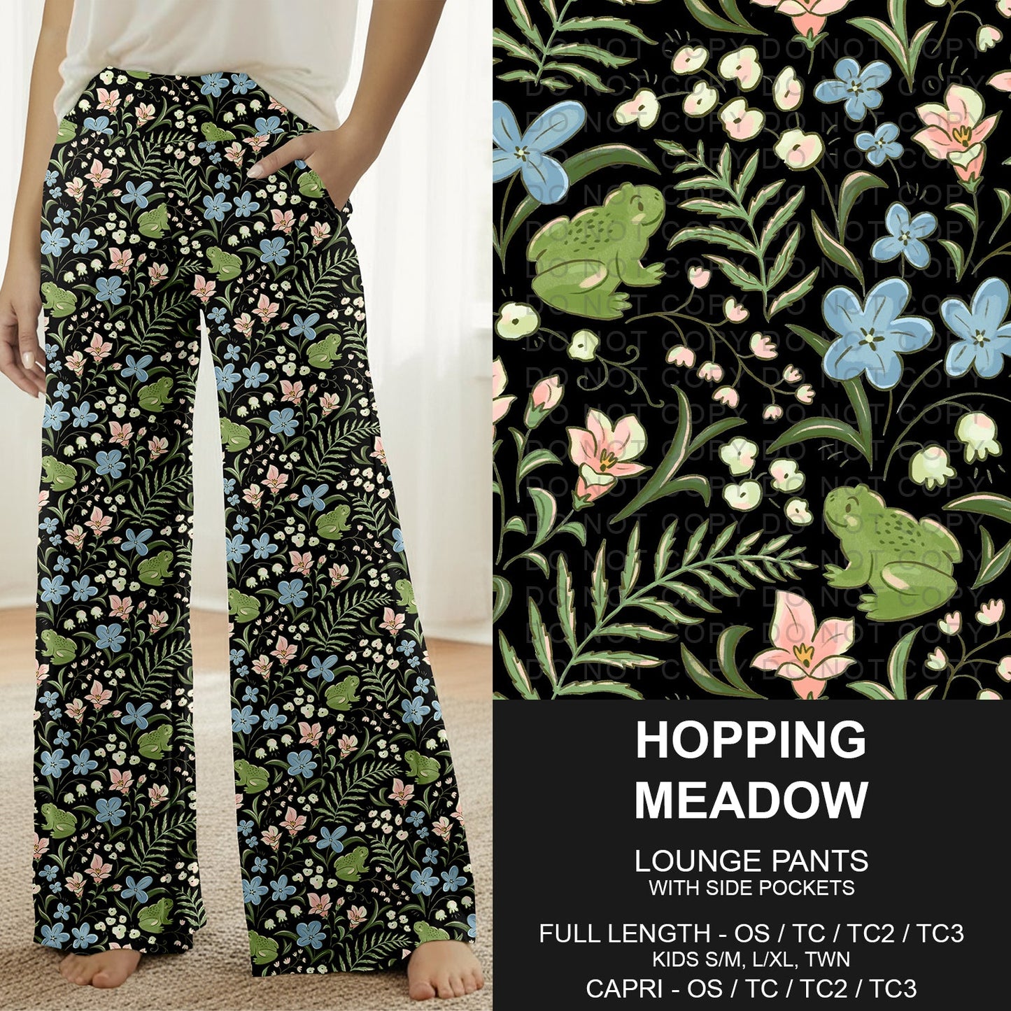 B283 - Preorder Hopping Meadow Lounge Pants (Closes 4/05. ETA: mid June)