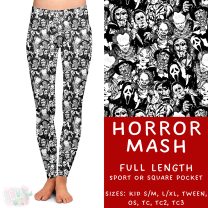 Ready To Ship - Horror Mash Full Length Leggings - TC