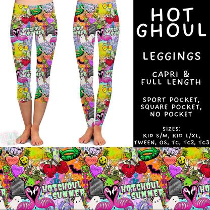 Batch #527 - Spooky Summer 2 - Closes 5/8 - ETA early July - Hot Ghoul Full and Capri Length Leggings