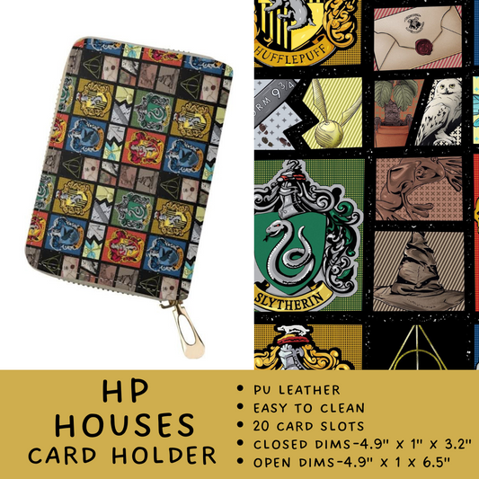 Batch #265 - Card Holders & Foldable Wallets - Closes 1/1 - ETA mid Feb - HP Houses Card Holder