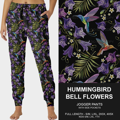 B213 - Preorder Hummingbird Bell Flowers Joggers (Closes 2/16. ETA early May)