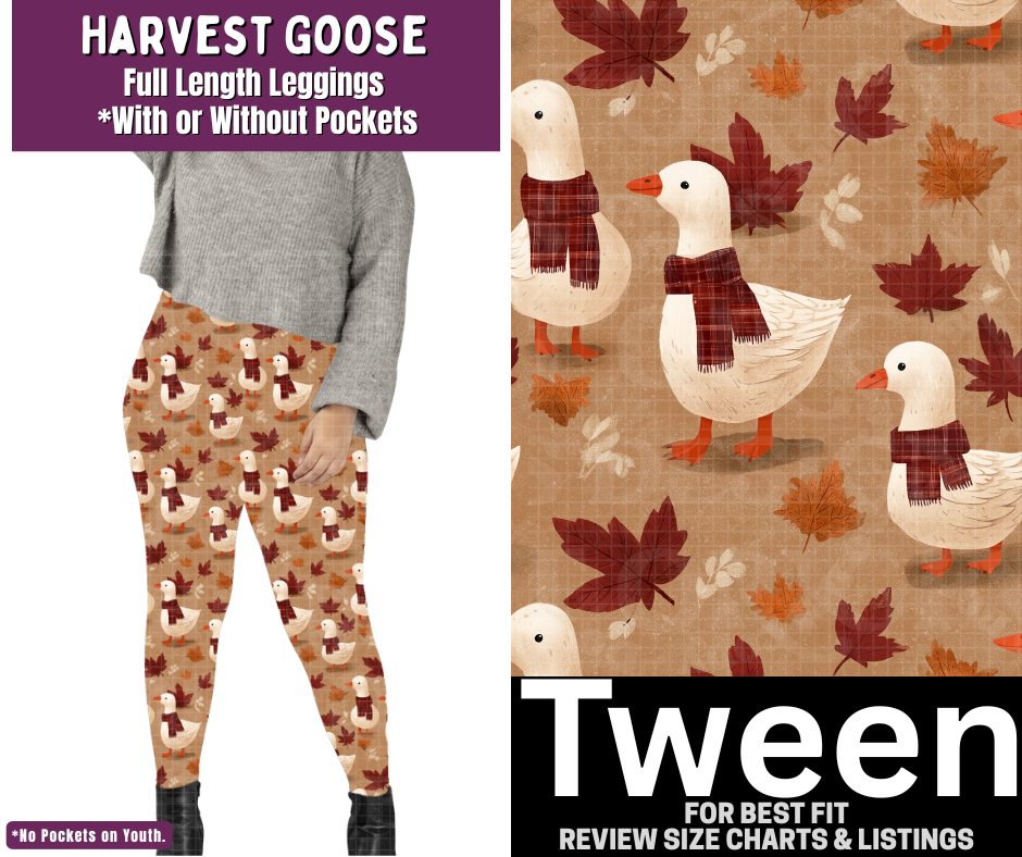 Harvest Goose Full Length Leggings w/ Pockets