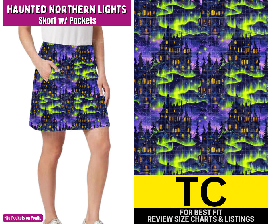 Haunted Northern Lights Skort