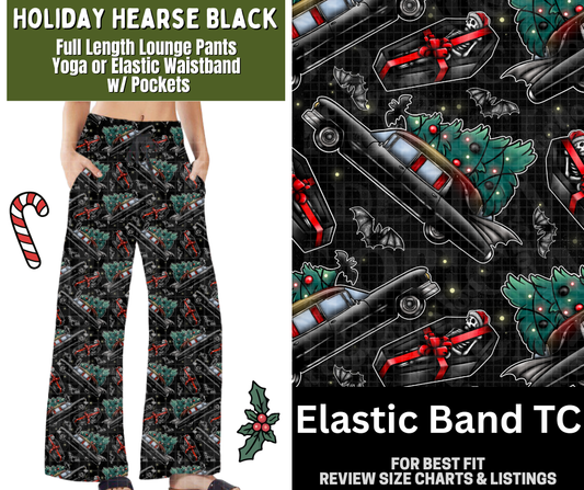 Holiday Hearse Black Full Length Lounge Pants