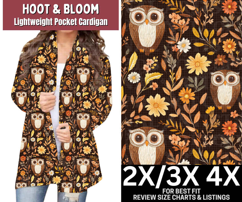 Hoot & Bloom Pocket Cardigan
