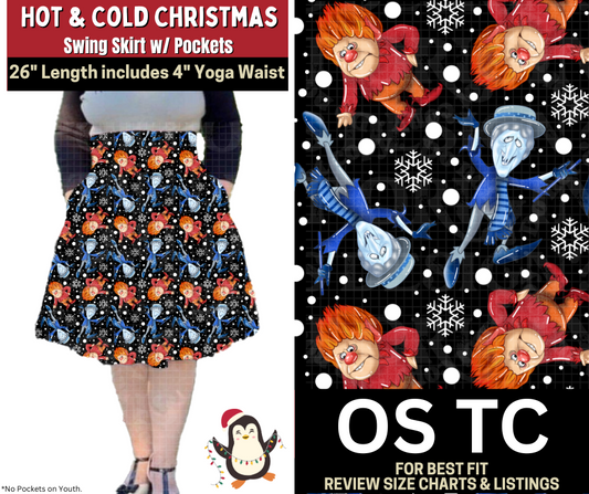 Hot & Cold Swing Skirt