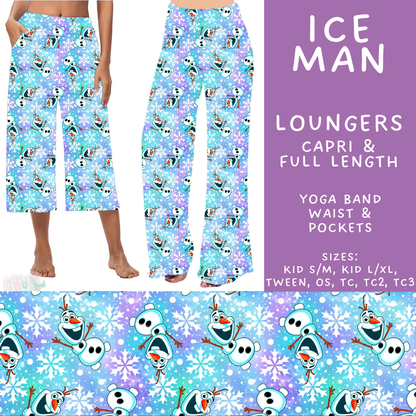 Batch #606 - Magical Character Winter - Closes 10/30 - ETA late Dec - Ice Man Capri and Full Length Loungers