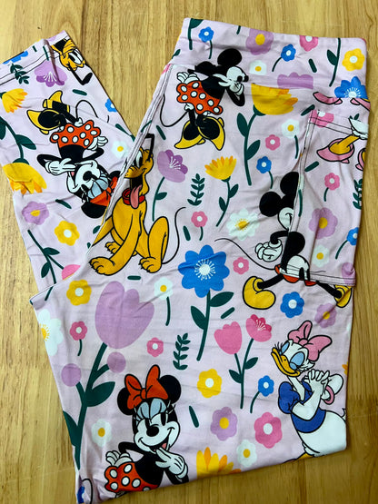 RTS - Garden Besties Biker/Capris/Leggings with High Side Pockets