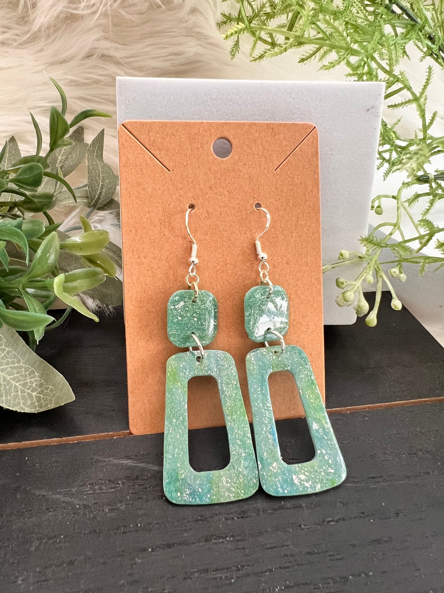 Dangle Seafoam Hook Earrings