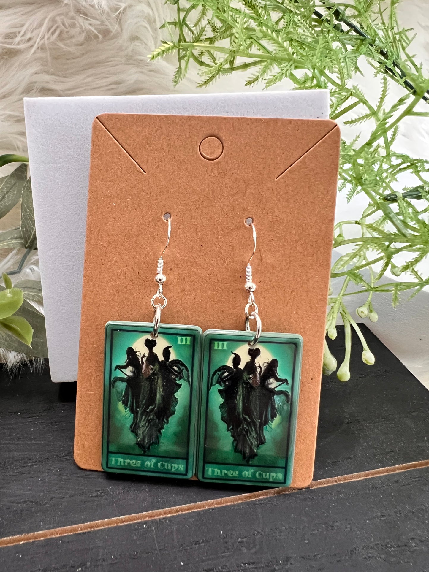 Horror Tarot Hook Earrings- Collection 1