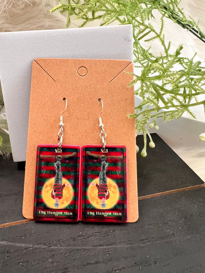 Horror Tarot Hook Earrings- Collection 3