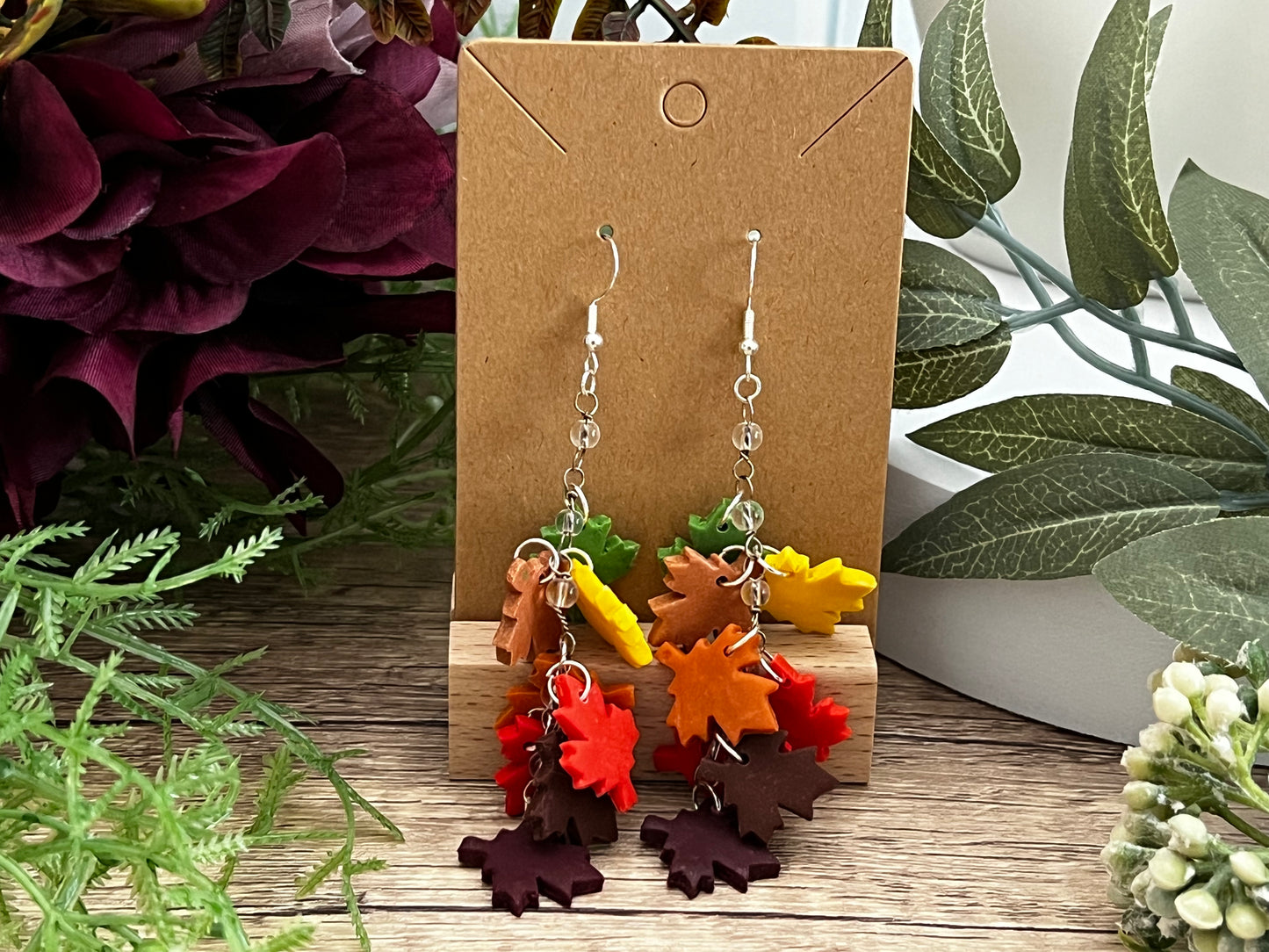 Falling Leaves- Hook Earring