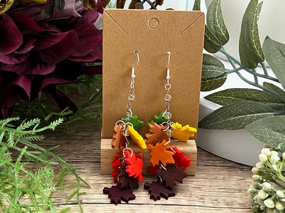 Falling Leaves- Hook Earring